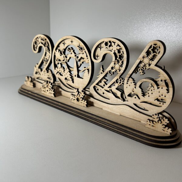 2026-os asztaldísz karácsonyi/ újévi - 4. kép