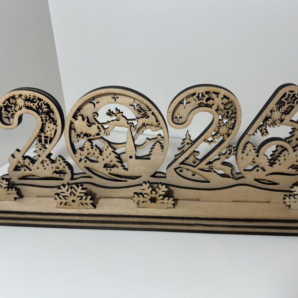 2026-os asztaldísz karácsonyi/ újévi - 3. kép