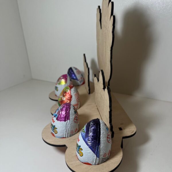 Húsvéti Csibés Asztali Tojástartó – 5 férőhelyes - 3. kép