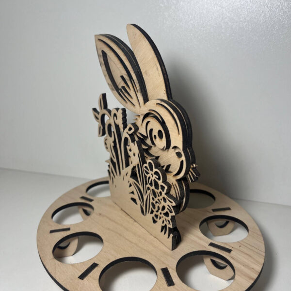 Asztali Nyuszi Tojástartó – 8 férőhelyes - 4. kép