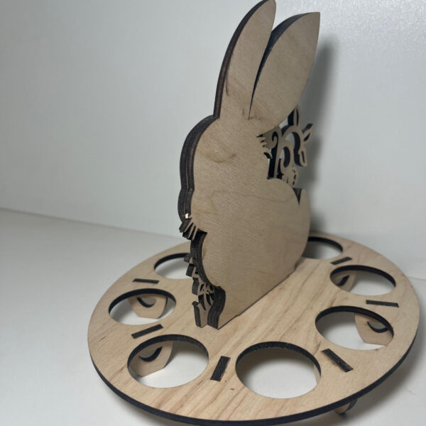 Asztali Nyuszi Tojástartó – 8 férőhelyes - 3. kép