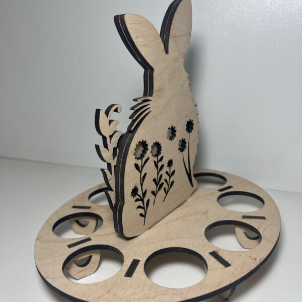 Asztali Nyuszi Tojástartó – 8 férőhelyes - 7. kép