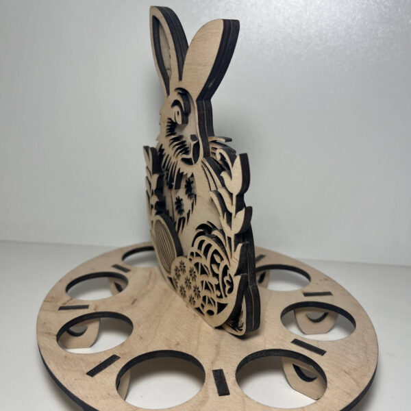 Asztali Nyuszi Tojástartó – 8 férőhelyes - 6. kép