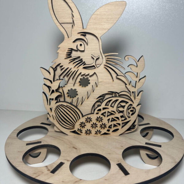 Asztali Nyuszi Tojástartó – 8 férőhelyes - 5. kép