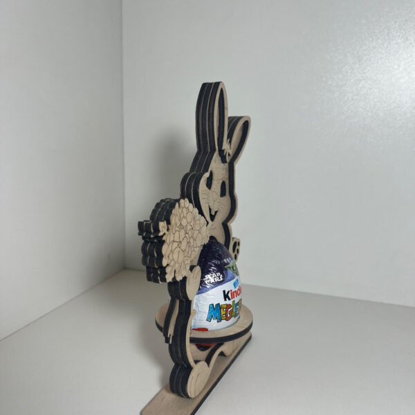 Kifesthető Húsvéti Nyuszi Édességtartó - 3. kép